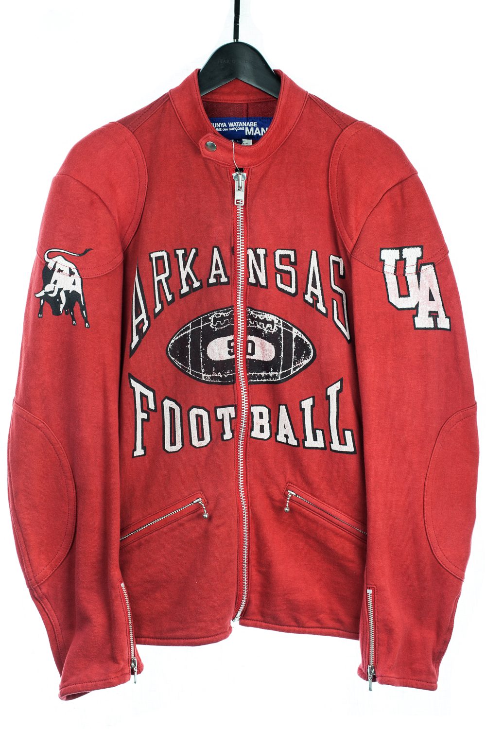 SS06 Arkansas Football Varsity Moto Jacket