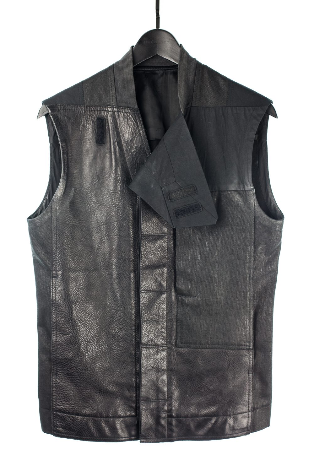 SS13 “Island” Leather/Cotton Fitted Jungle Vest