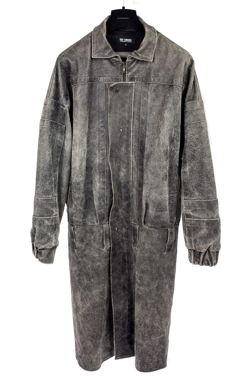 AW02 “Virginia Creeper” Distressed Leather Coat
