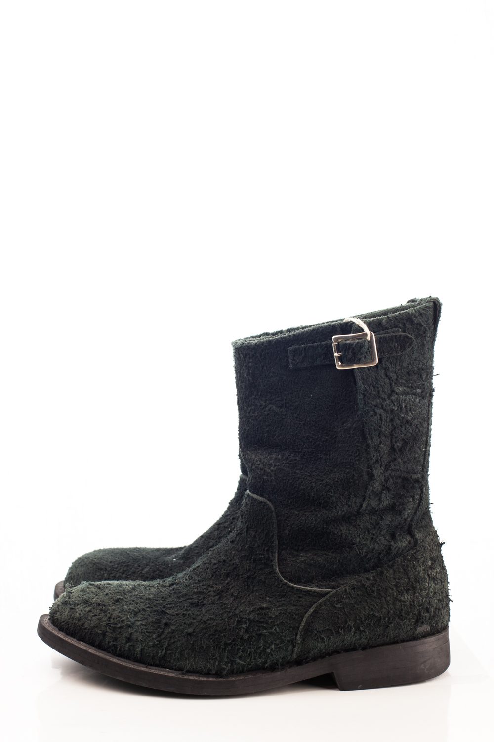 “But Beautiful” Distressed Suede Engineer Boot