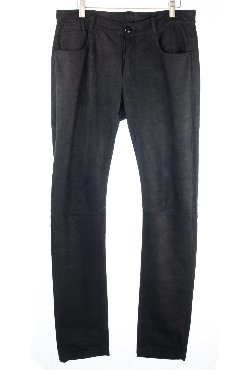 Fw14 Moody Leather/Cotton Blend Pants