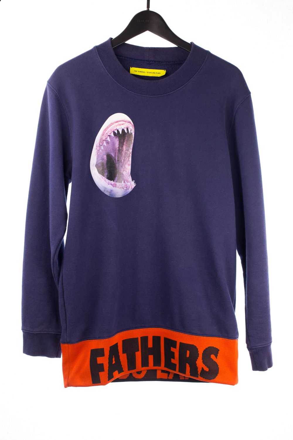 RS X Sterling Ruby “FATHERS” “ABUS LANG” Sweatshirt