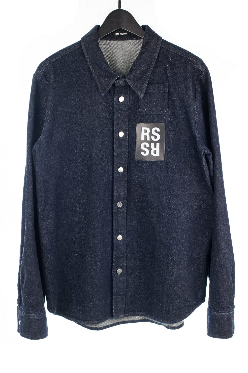 “RS” Patchwork Heavy Denim Shirt Jacket