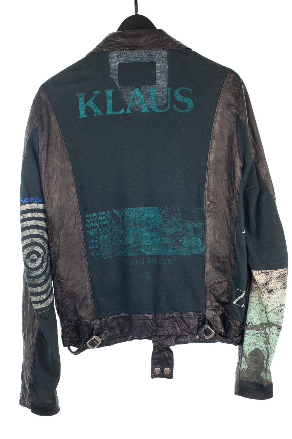 SS06 Klaus/Zamiang Reconstructed Leather Jacket