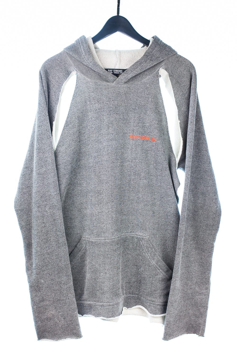 SS03 “Consumed” Grey Cutout Hooded Sweater